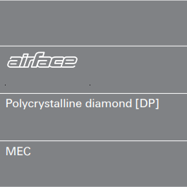 DIAMAX Airface Cutterhead With 48 Degree Shear