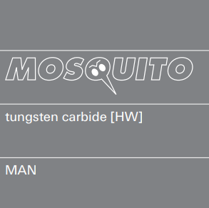 Tungsten Carbide 2 Flute 70mm Mosquito Through-Hole Bit